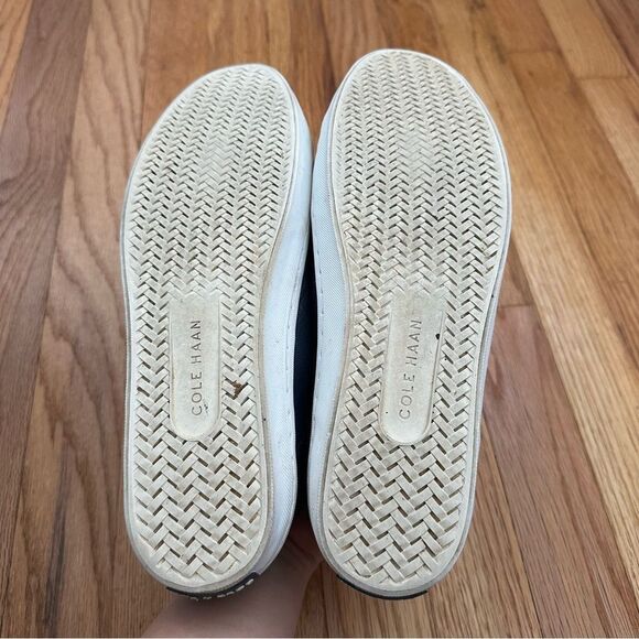 Cole Haan Mindi Navy Blue Leather Sneaker Low Top Lace Up Women’s Sz 9 - Picture 9 of 11